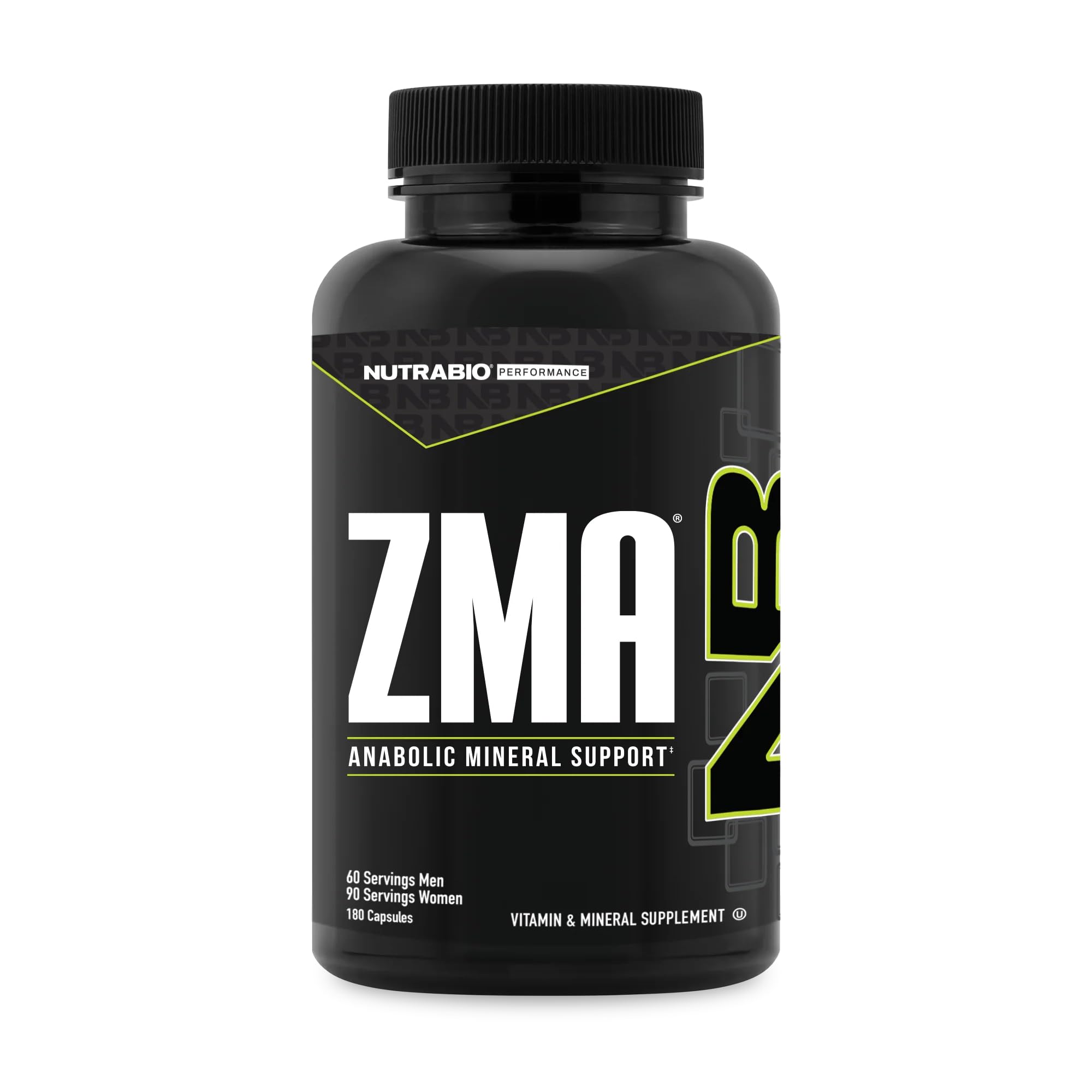 NutraBio ZMA Supplements for Men & Women- Zinc Magnesium Supplements to Support Hormone Levels, Peak Performance, Sleep, Muscle Recovery, Immune Health, 180 Ct. NutraBio buy supplements canada