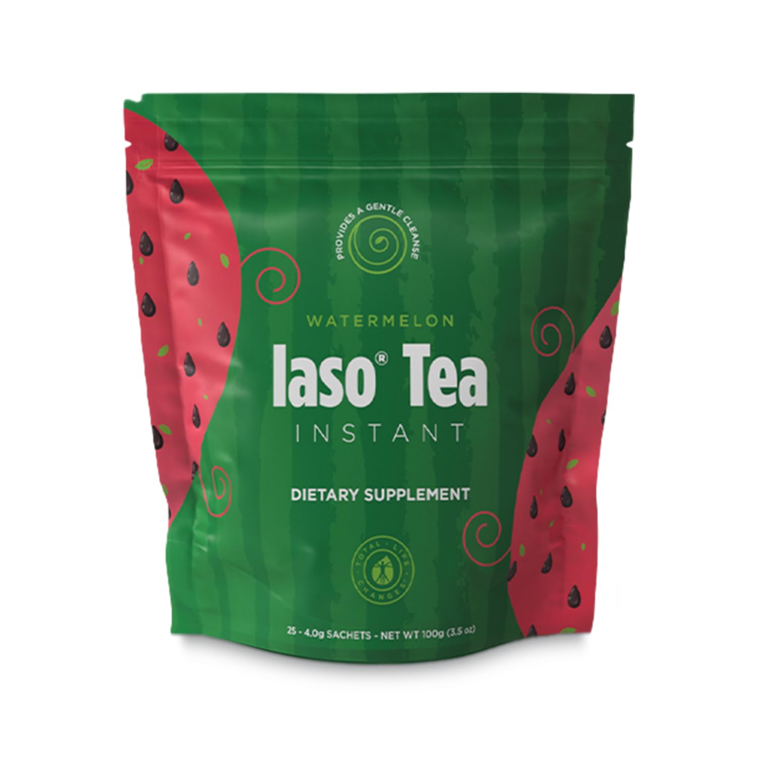 Iaso Instant Tea Watermelon Flavor - 4 grams (25 Sachets) Total Life Changes buy supplements canada
