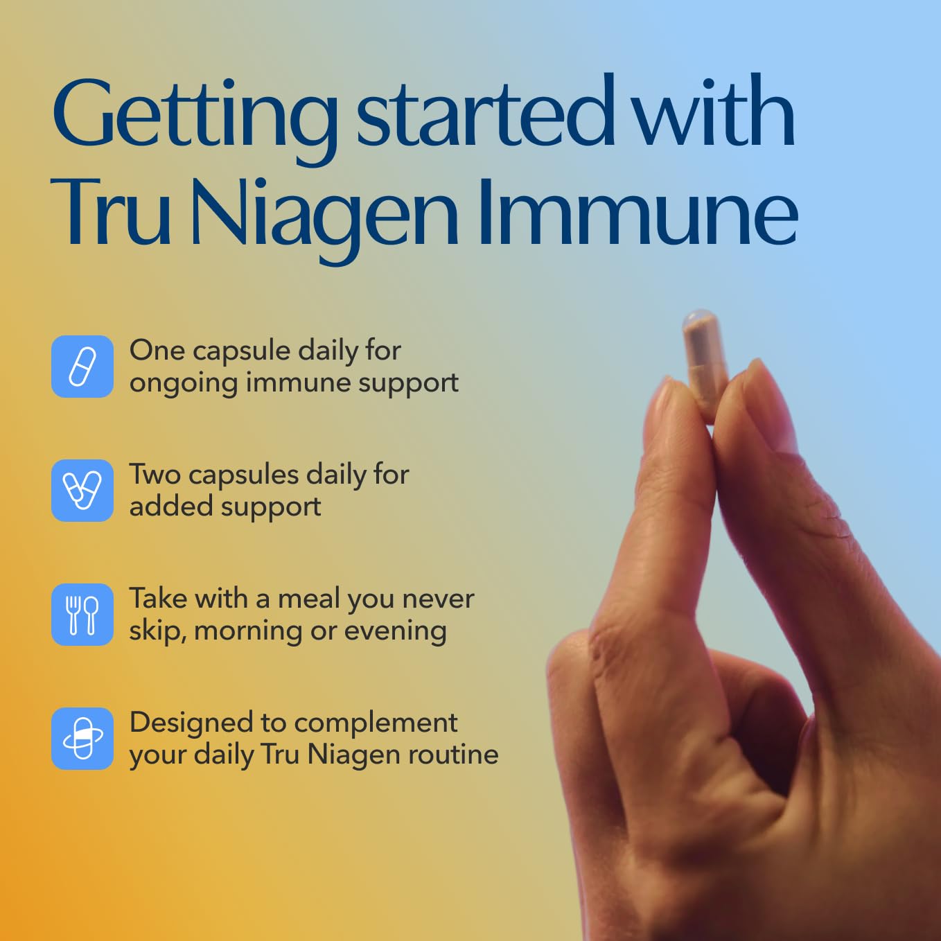TRU NIAGEN NAD+ Immune Support Supplement - Daily Defense - Vitamin C, Vegan D3 2000 IU, Zinc, Selenium, Copper + 100mg NAD Plus Boosting Niagen NR - 30 Capsules TRU NIAGEN buy supplements canada