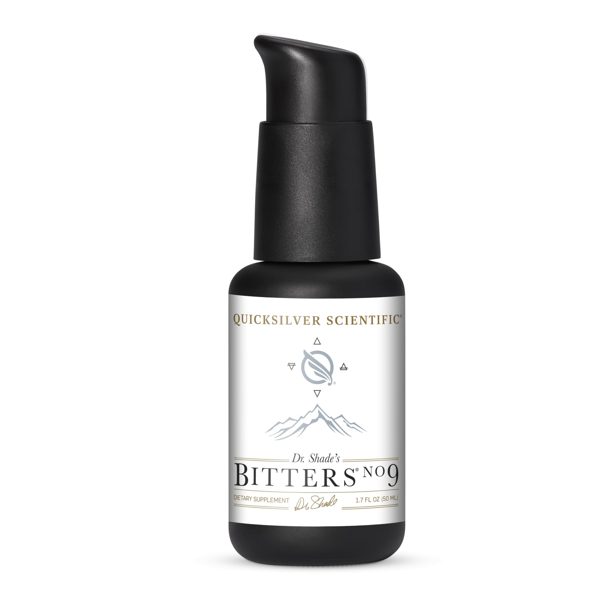 Quicksilver Scientific Dr. Shade's Bitters No. 9 - for Digestion - Fast Acting Liposomal Digestive Bitters with Milk Thistle, Burdock Root & Juniper Essential Oil - Digestive Support (50ml) Quicksilver Scientific buy supplements canada