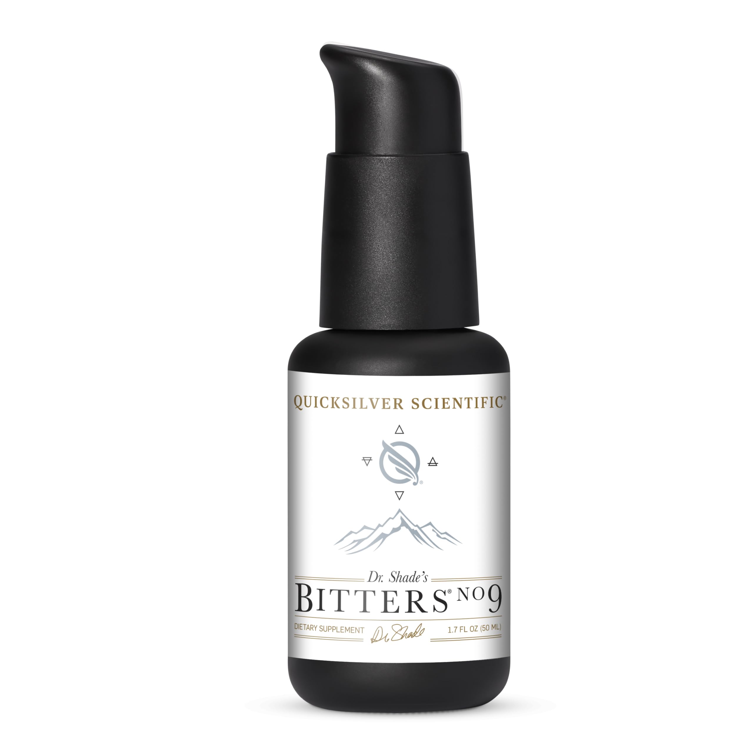 Quicksilver Scientific Dr. Shade's Bitters No. 9 - for Digestion - Fast Acting Liposomal Digestive Bitters with Milk Thistle, Burdock Root & Juniper Essential Oil - Digestive Support (50ml) Quicksilver Scientific buy supplements canada