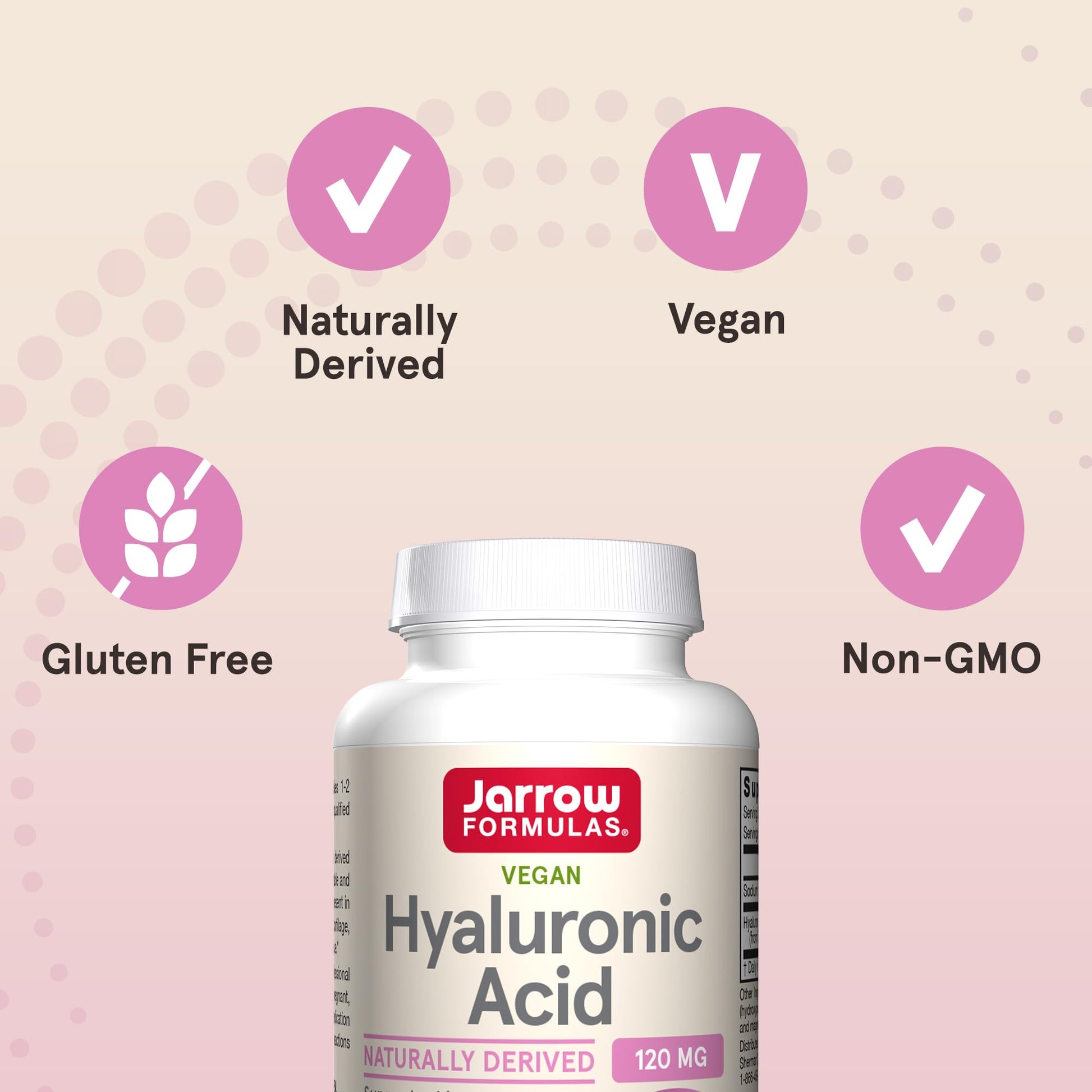 Jarrow Formulas® Hyaluronic Acid 120 mg, Dietary Supplement, Skin Health Support, 120 Veggie Capsules, Up to 60 Day Supply Jarrow Formulas buy supplements canada