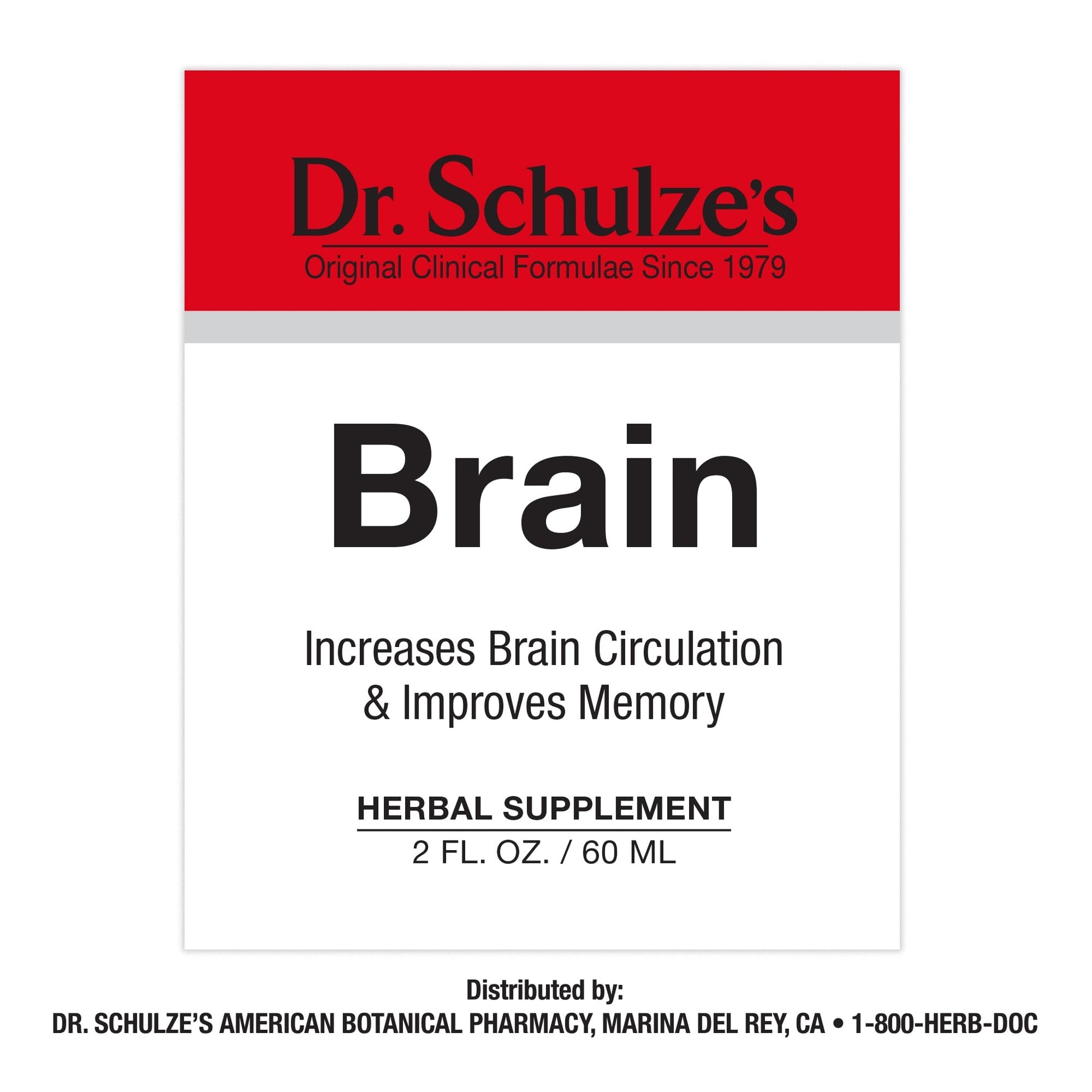Dr. Schulze's Brain Formula 2 oz. - Vegan and Wild-Harvested | Stimulates Circulation and and Improved Mental Focus Dr. Schulze's buy supplements canada