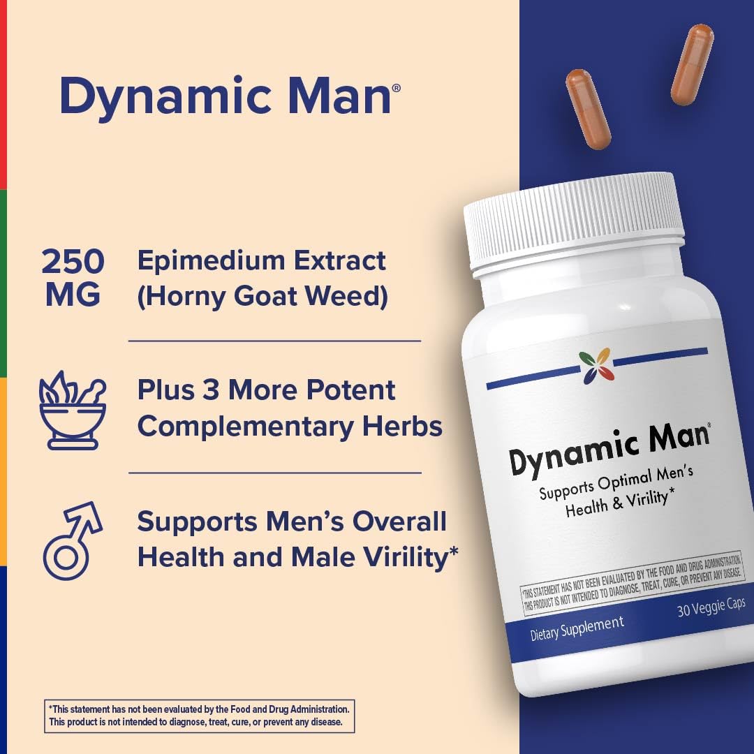 Stop Aging Now - Dynamic Man - Complex Supplement - 30 Vegetarian Capsules Stop Aging Now buy supplements canada