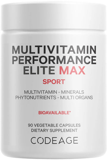 Codeage Multivitamin Performance Elite Max Supplement - Vitamins A, B6, B12, C, D, E, Vitamin K (MK-4, MK-6, MK-7, MK-9), Essential Minerals Codeage buy supplements canada
