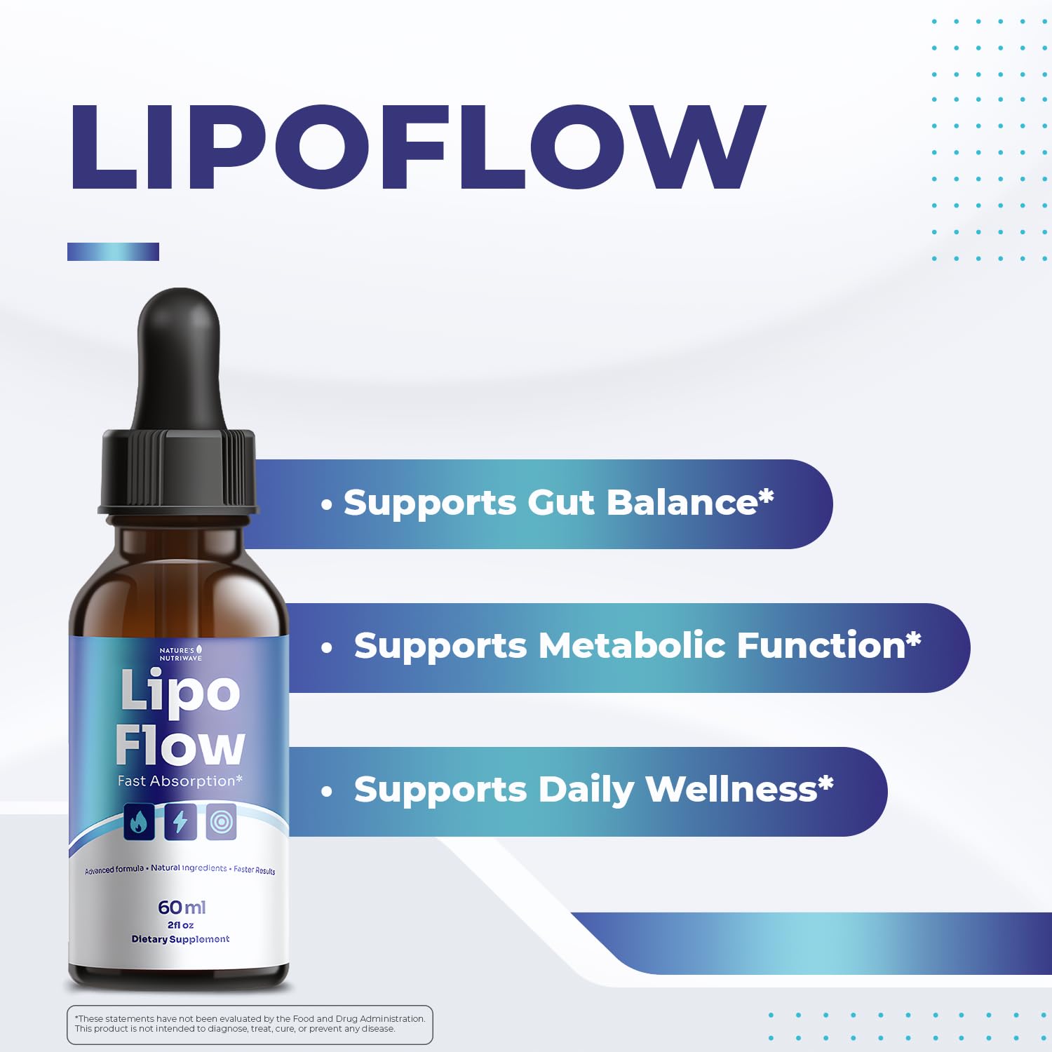 Lipo Flow – Daily Botanical Supplement with Pineapple, Beet Root & Hibiscus – Clean, Stimulant-Free Formula – GMP-Certified, Non-GMO, Made in USA - 60ml, 60 Servings, 1 Month Supply Nature’s NutriWave buy supplements canada