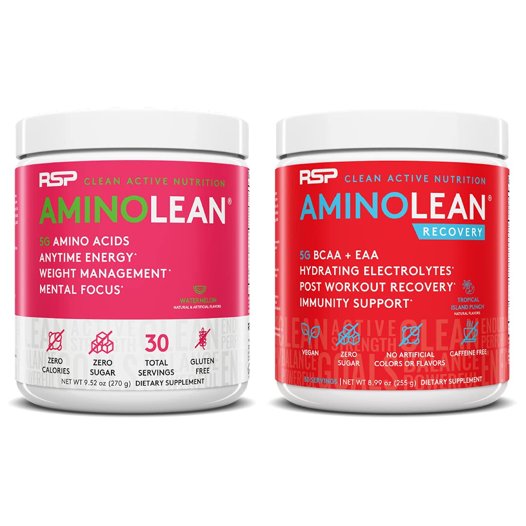 RSP NUTRITION AminoLean Pre Workout Energy (Watermelon 30 Servings) with AminoLean RSP NUTRITION buy supplements canada