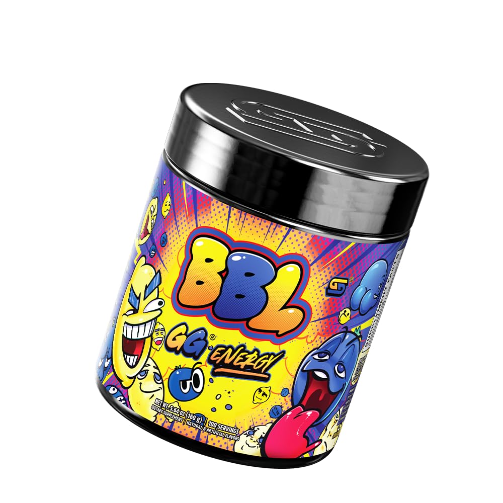 Gamer Supps GG Energy - BBL by Clooless (100 Servings) - Keto Friendly Gaming Energy and Nootropic Blend, Sugar Free + Organic Caffeine + Vitamins + Immune Support, Powder Drink Gamer Supps buy supplements canada