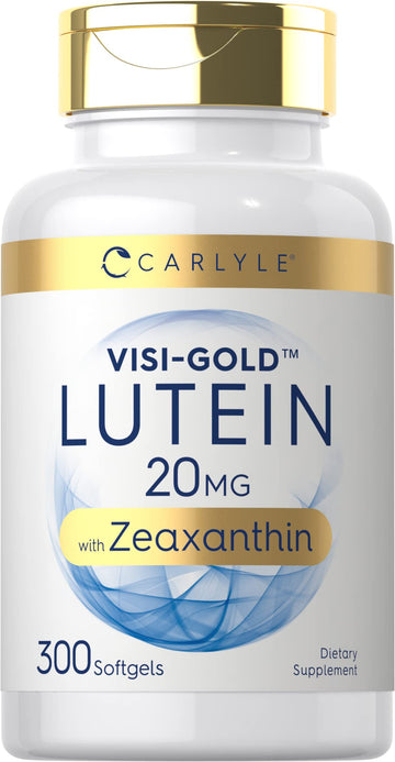 Carlyle Lutein and Zeaxanthin 20mg | 300 Softgels | Eye Health Vitamins | Non-GMO & Gluten Free Supplement Carlyle buy supplements canada
