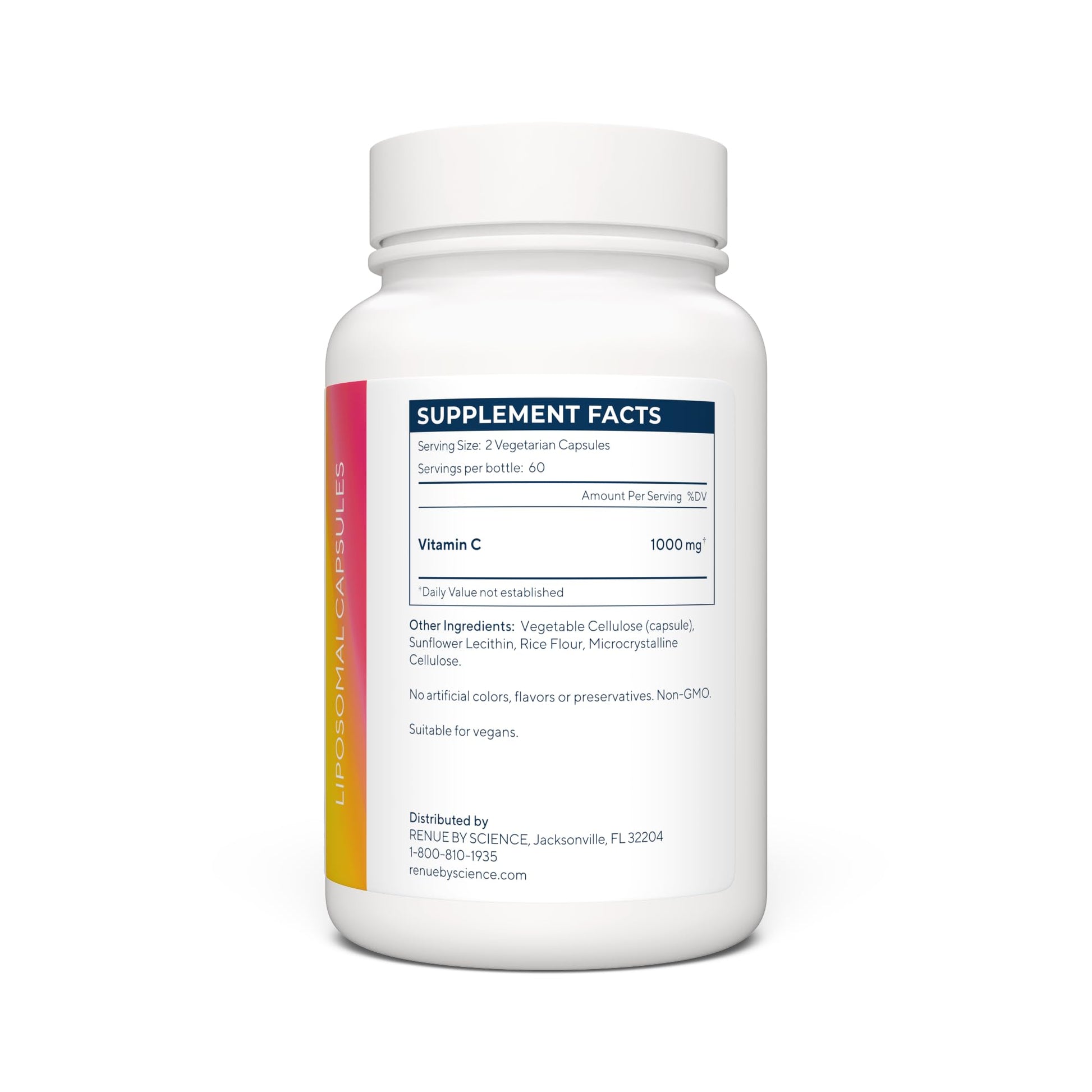Renue By Science Vitamin C | High Strength Liposomal Supplement | 120 Capsules - 500mg VIT C per Serving | Non-GMO & Allergen Free | Made in The USA Third-Party Tested Renue By Science buy supplements canada