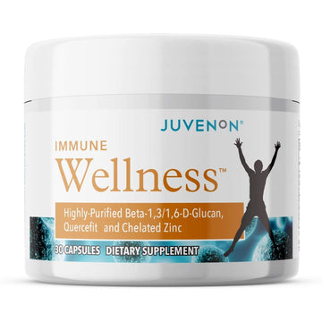 Juvenon Immune Wellness Defense Supplement with Vitamin C, Chelated Zinc Immune Booster Antioxidant Benefits for Adults, Healthy Aging, Heart Health, 30 Capsules Juvenon buy supplements canada