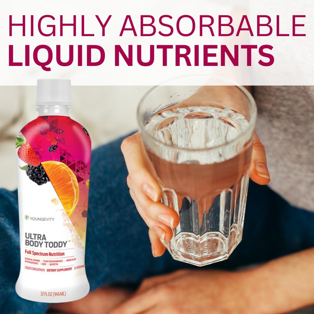 Youngevity Ultra Body Toddy - 100+ Nutrient Mega Multi-Vitamin Mineral Supplement for Men and Women - Enhanced Absorption - Phytonutrients - Amino Acids - (32 Fl Oz) Youngevity buy supplements canada