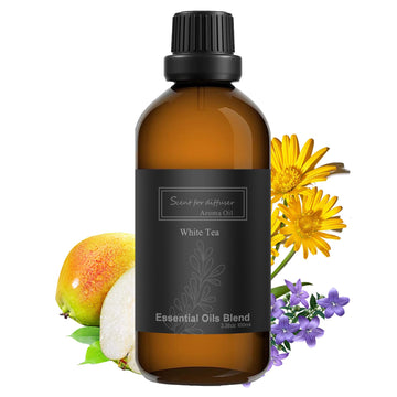 Homnas White Tea Essential Oil 100ML, Hotel Collection 100% Pure and Natural Aromatherapy Oil homnas buy supplements canada