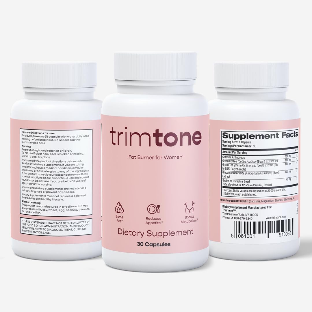 Trimtone Pills, 100% Natural Weight Management Formula for Women, Mood & Energy Trimtone buy supplements canada