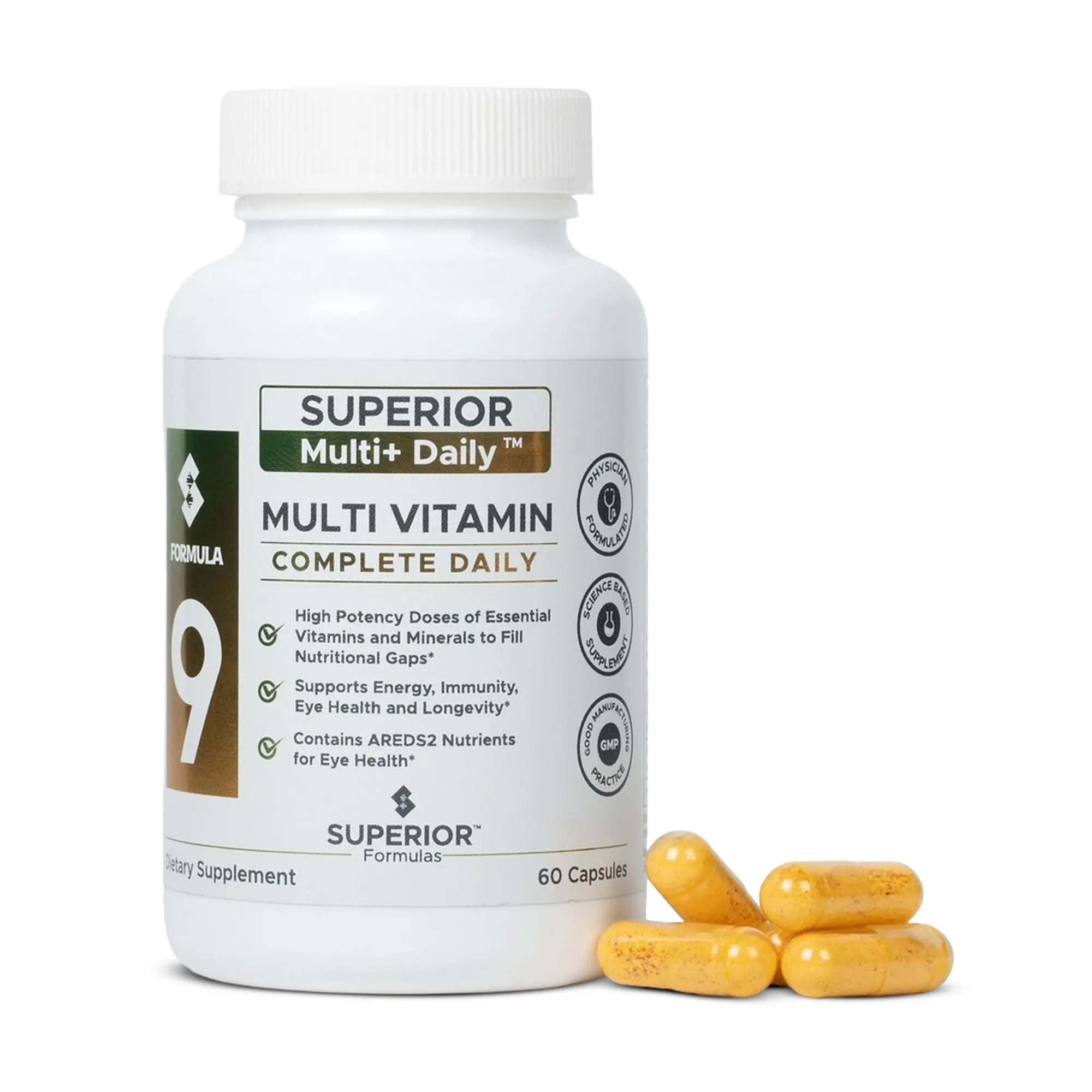 Superior Formulas LLC High Potency Multivitamin with AREDS2 Nutrients; Physician-Formulated Daily Supplement with Lutein, Zeaxanthin, Zinc, Vitamin C & E Superior Formulas LLC buy supplements canada