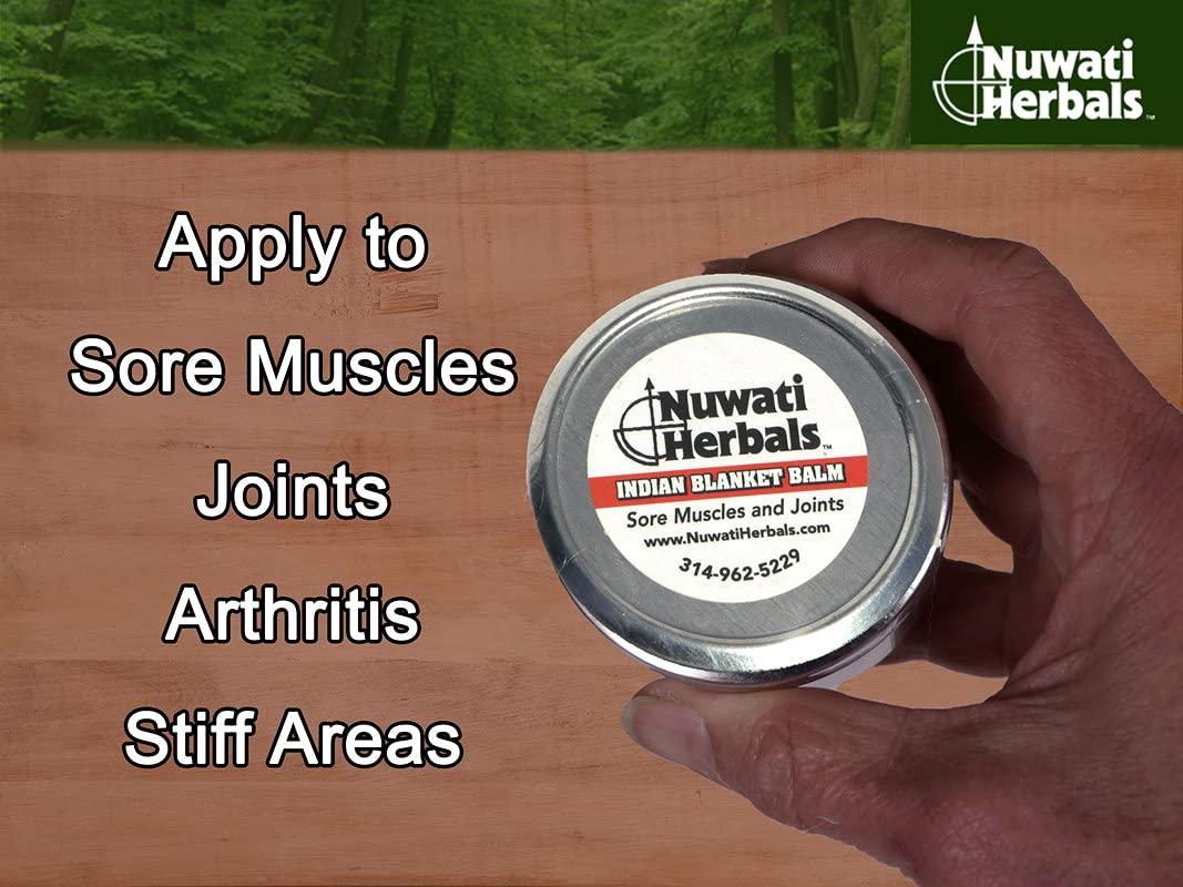 Healing Balm Massage for Sore Muscles and Joints – Nuwati Herbals Indian Blanket Balm – Sweet Smelling Warmth with Cinnamon, Cloves, Camphor, Menthol, 4 Ounces Nuwati Herbals buy supplements canada