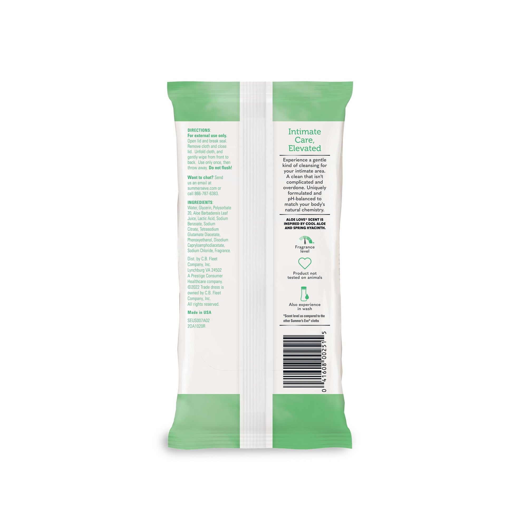 Summer's Eve Aloe Love Gentle Daily Feminine Wipes, Removes Odor, pH balanced, 32 Count, 12 Pack Summer's Eve buy supplements canada