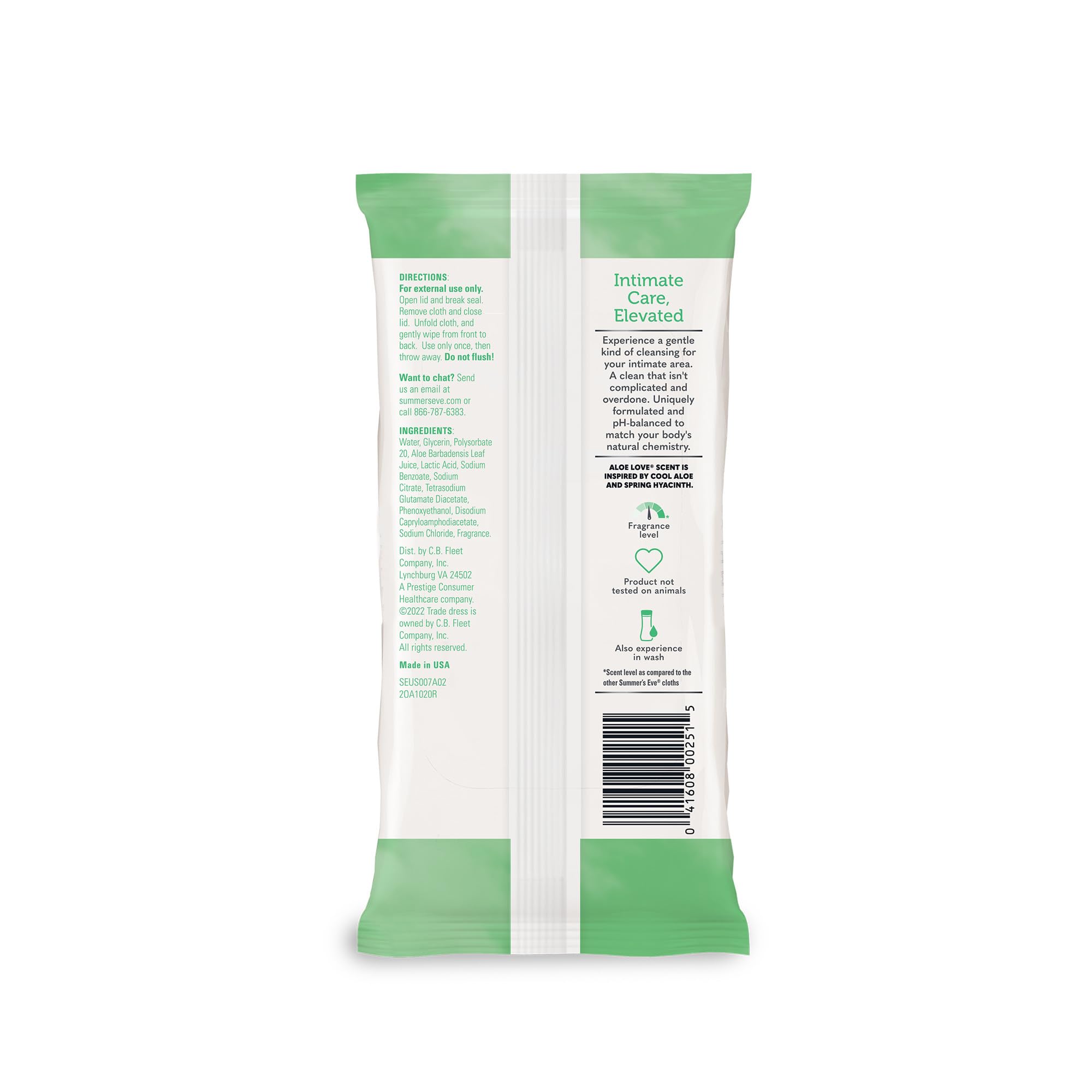 Summer's Eve Aloe Love Gentle Daily Feminine Wipes, Removes Odor, pH balanced, 32 Count, 12 Pack Summer's Eve buy supplements canada