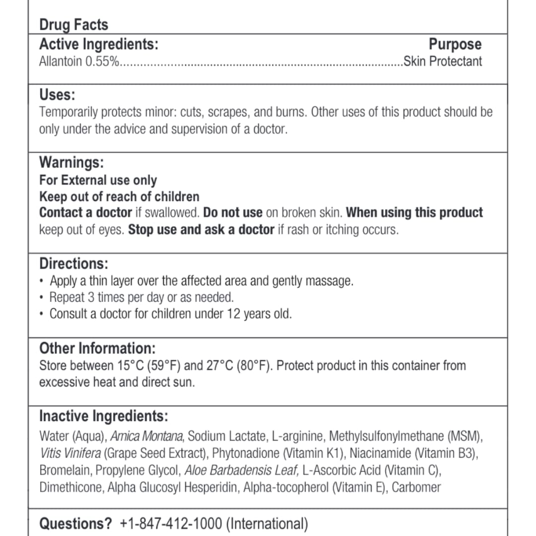 BruiseMD Topical Gel for Bruising and Swelling, 20% Arnica, Bromelain, 2% Vitamin K, 20g (0.7 fl oz) – Advanced Concentrated Bruise Treatment Formula BruiseMD buy supplements canada