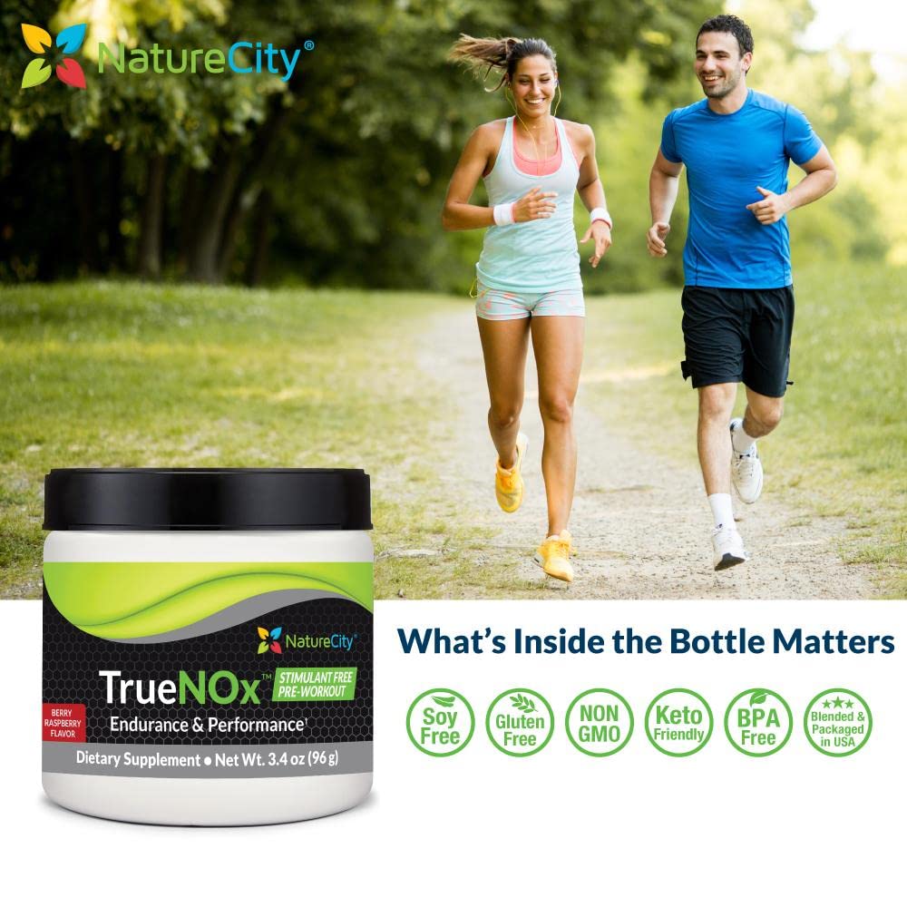 NatureCity True-NOx Nitric Oxide Supplements for Men and Women - Pre-Workout Booster NatureCity buy supplements canada