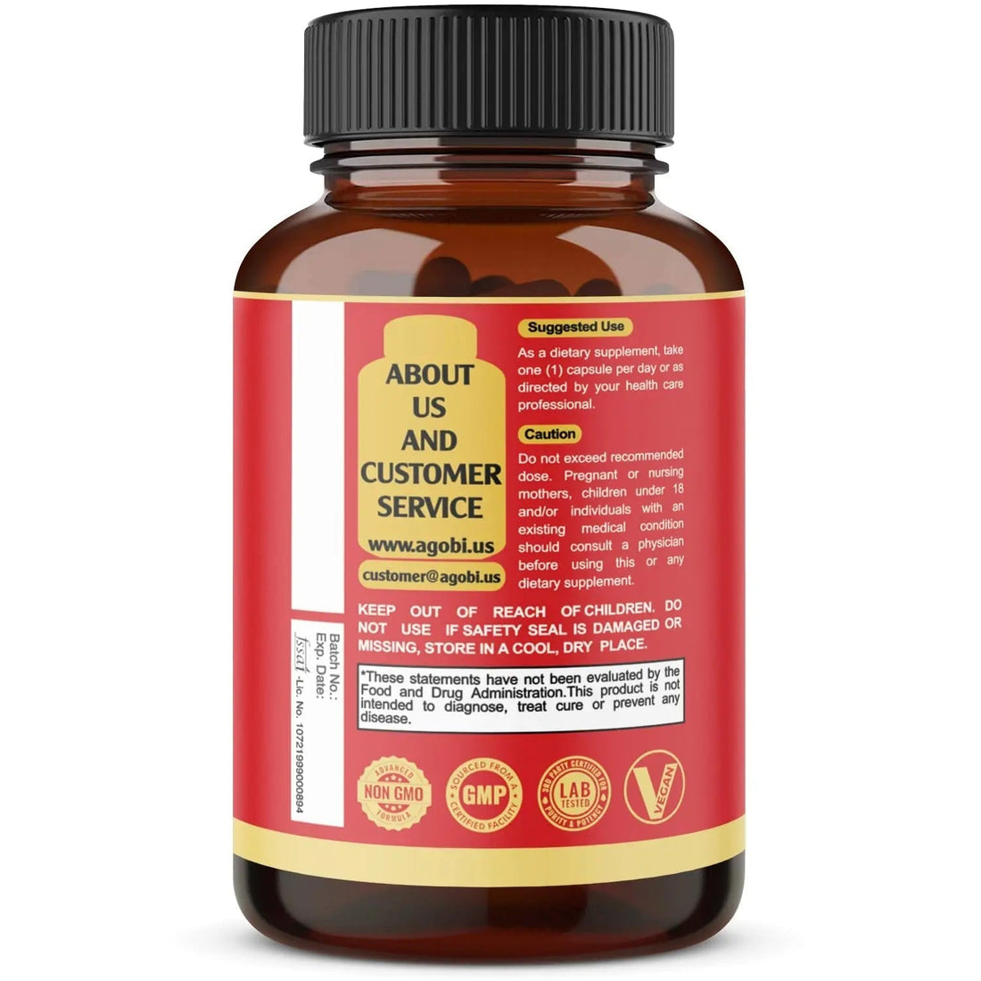 agobi D-Mannose Capsules - 7 Herbs with Cranberry, Dandelion, Hibiscus and More - Support Flush Impurities and Urinary Tract Health - 90 Vegan Capsules 3-Month Supply agobi buy supplements canada