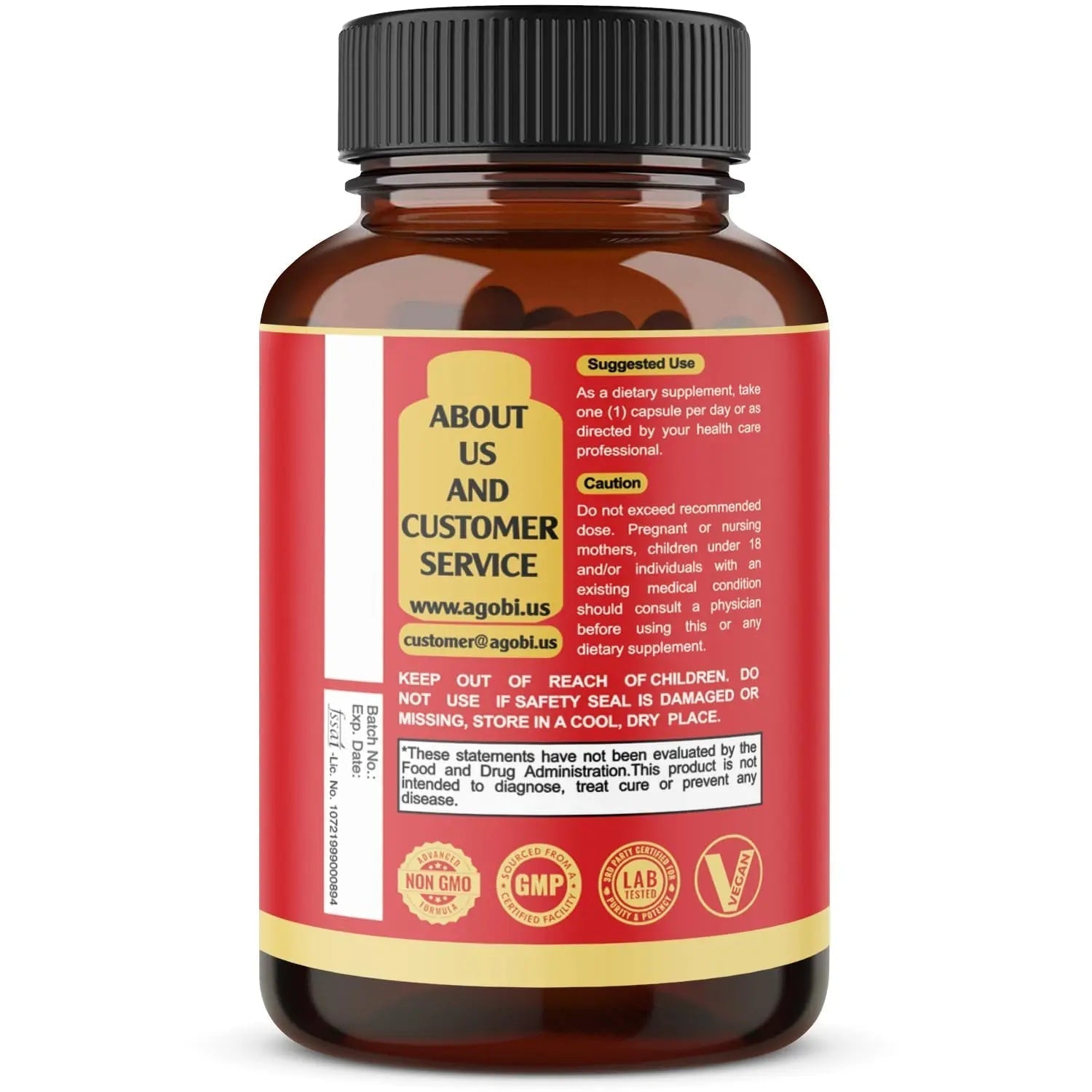 agobi D-Mannose Capsules - 7 Herbs with Cranberry, Dandelion, Hibiscus and More - Support Flush Impurities and Urinary Tract Health - 90 Vegan Capsules 3-Month Supply agobi buy supplements canada