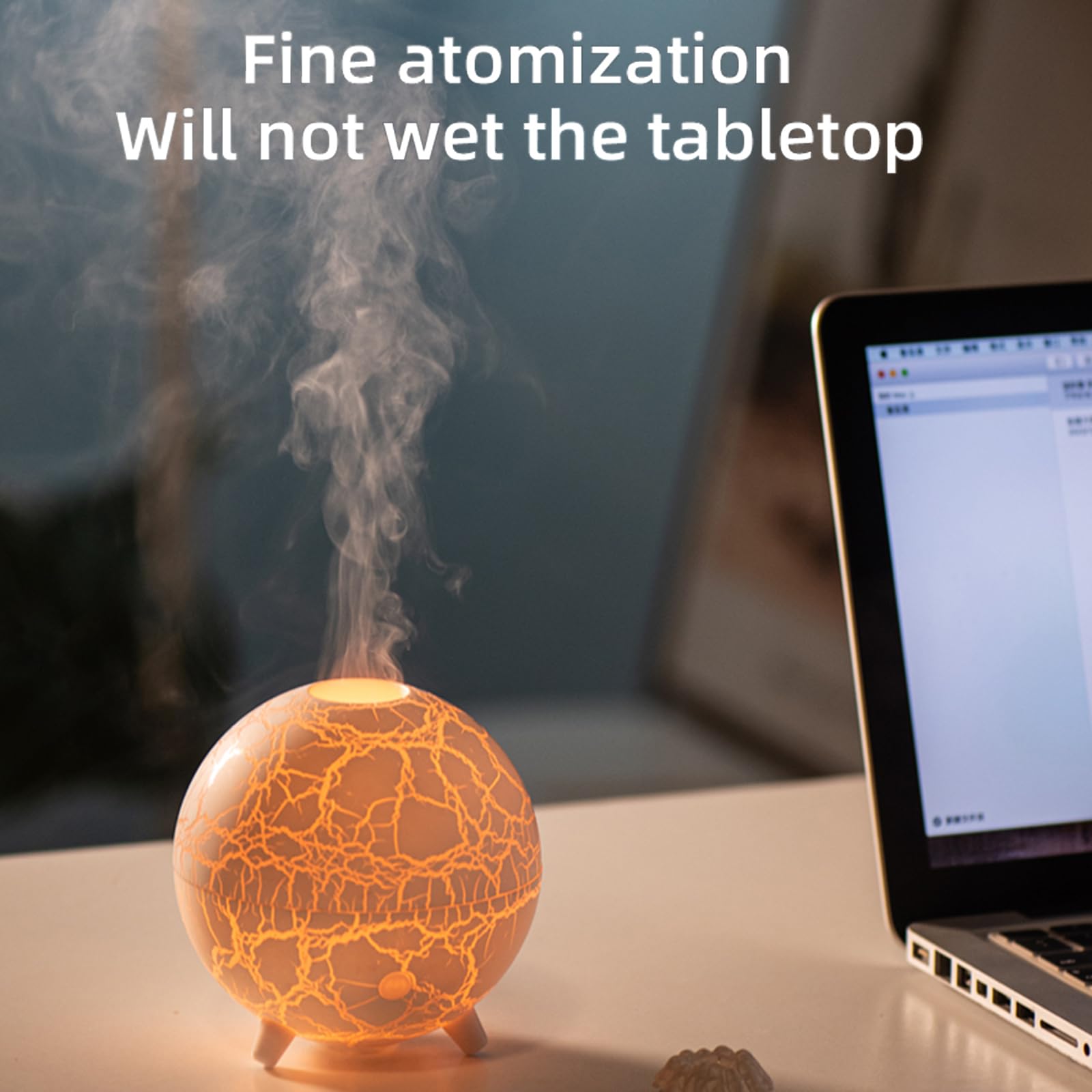 Volcano Humidifier Flame Aromatherapy Diffuser, 7 Colors Flame 200ml Essential Oil Diffusers cjc buy supplements canada
