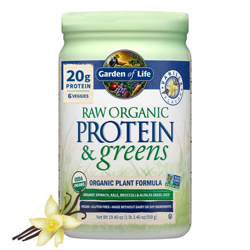 Garden of Life Raw Organic Protein & Greens Vanilla - Vegan Protein Powder Garden of Life buy supplements canada