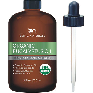Organic Eucalyptus Essential Oil - Huge 4 FL OZ - 100% Pure & Natural – Premium Natural Oil Being Naturals buy supplements canada