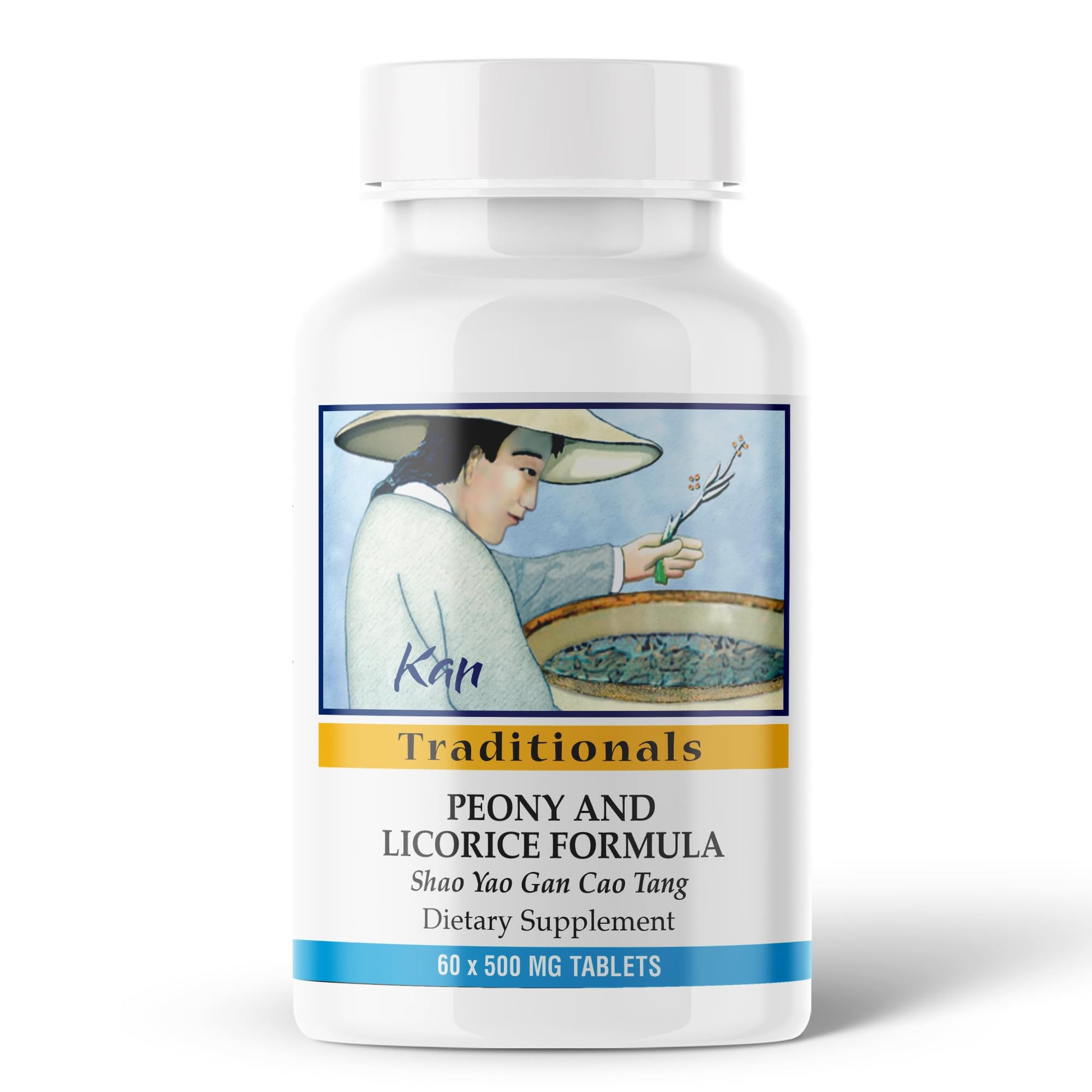 Kan Herbs Company Peony & Licorice Formula Tablets – Traditional Chinese Herbal Blend with White Peony Root & Chinese Licorice to Support Liver Balance, Muscle Comfort & Digestive Harmony, 60 Tablets Kan Herb buy supplements canada