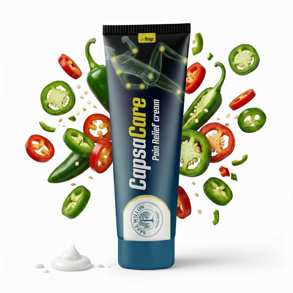 CapsaCare Cream with Capsaicin 0.125% & Magnesium, NeuroSoothe Blend with Arnica, Glucosamine, Menthol & Aloe, Fragrance Free, Non Greasy, Hydrating Topical Skin Cream for Men and Women, 100g (1 Pack) Bare Willow buy supplements canada