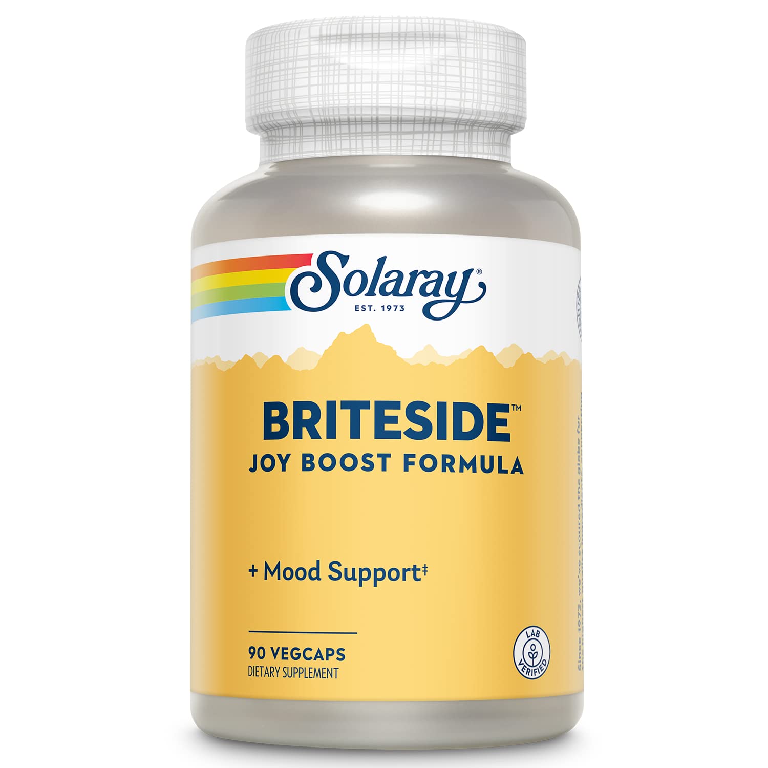 SOLARAY BriteSide - 90 Vegetarian Capsules - with St. Johns Wort, DL-Phenylalanine (DLPA), L-Dopa, GABA & Lithium SOLARAY buy supplements canada