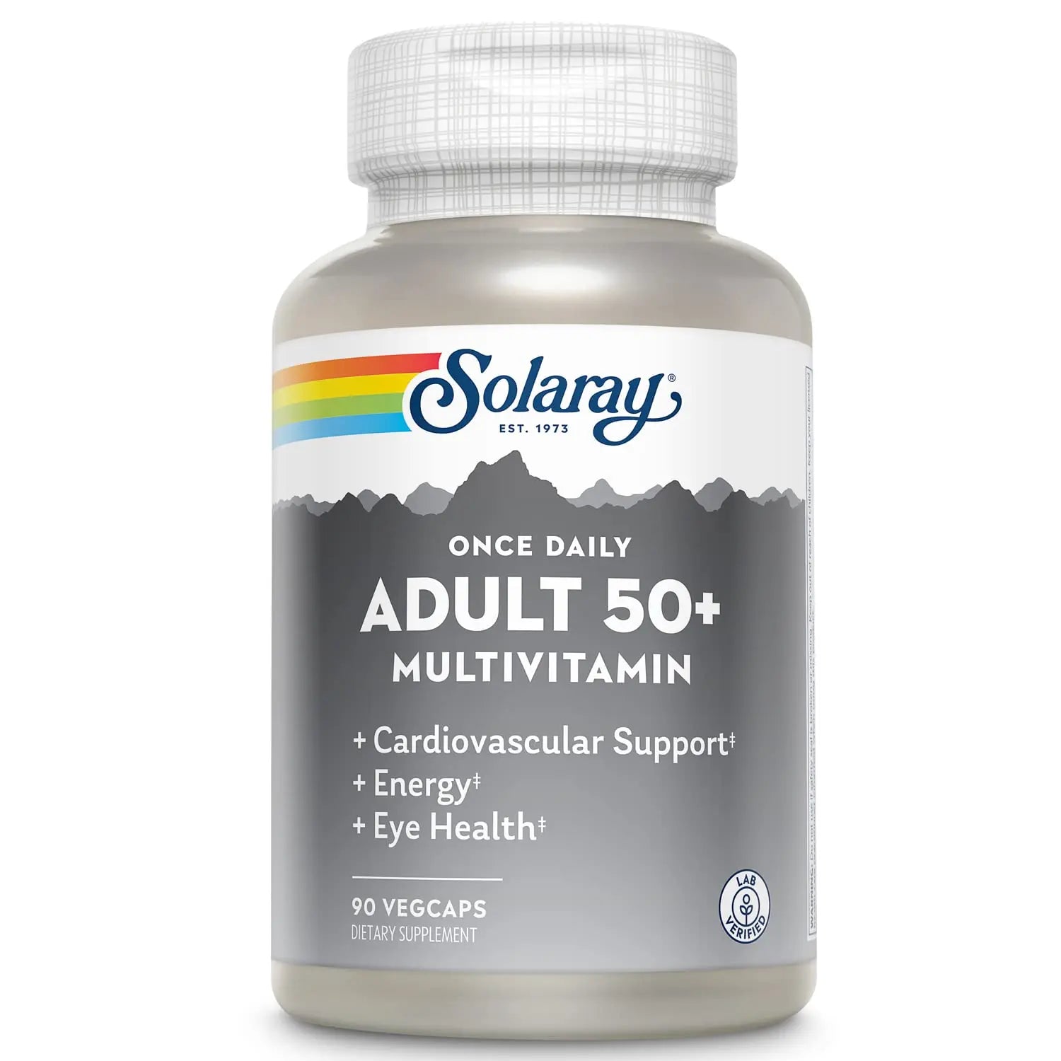 Solaray Once Daily Adult 50+ Complete Multivitamin for Women & Men, Essential Vitamins & Chelated Minerals for Healthy Energy, Heart, Brain & Immune Support SOLARAY buy supplements canada