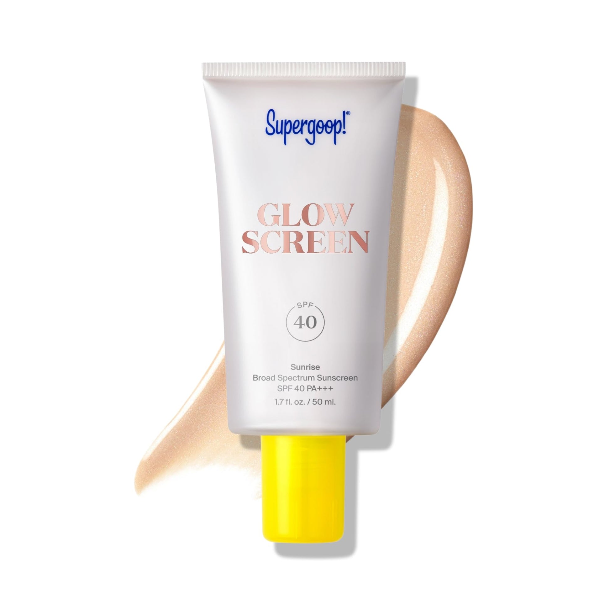 Supergoop! Glowscreen SPF 40, Sunrise (Champagne Glow) - 1.7 fl oz - Glowy Primer + Broad Spectrum Tinted Sunscreen Supergoop! buy supplements canada