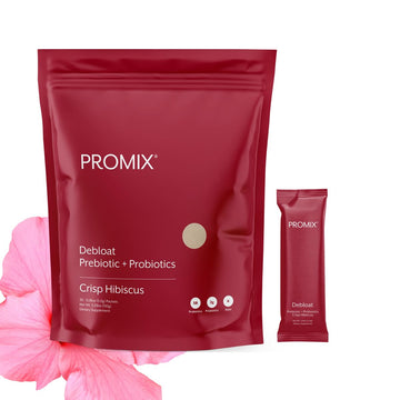 ProMix Nutrition Debloat Prebiotics and Probiotics Immune Support Supplement for Digestion, Cortisol Health, Gut Cleanse - Hibiscus ProMix Nutrition buy supplements canada