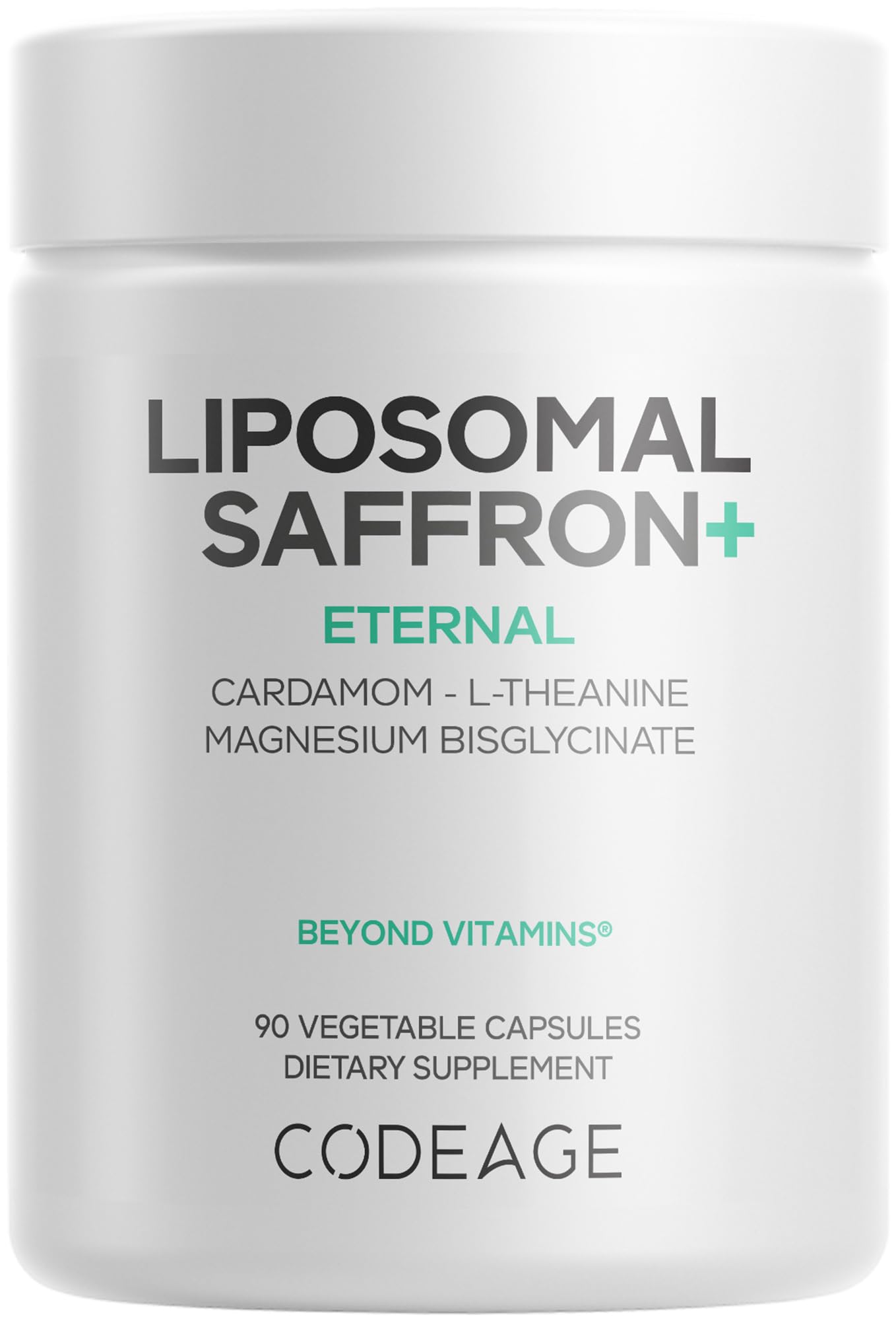 Codeage Liposomal Saffron+ Supplement - Saffron Extract, Magnesium, L-Theanine, Cardamom, BioPerine - 3-Month Supply - Kesar Spice, Liposomal Delivery - Non-GMO - 90 Capsules Codeage buy supplements canada
