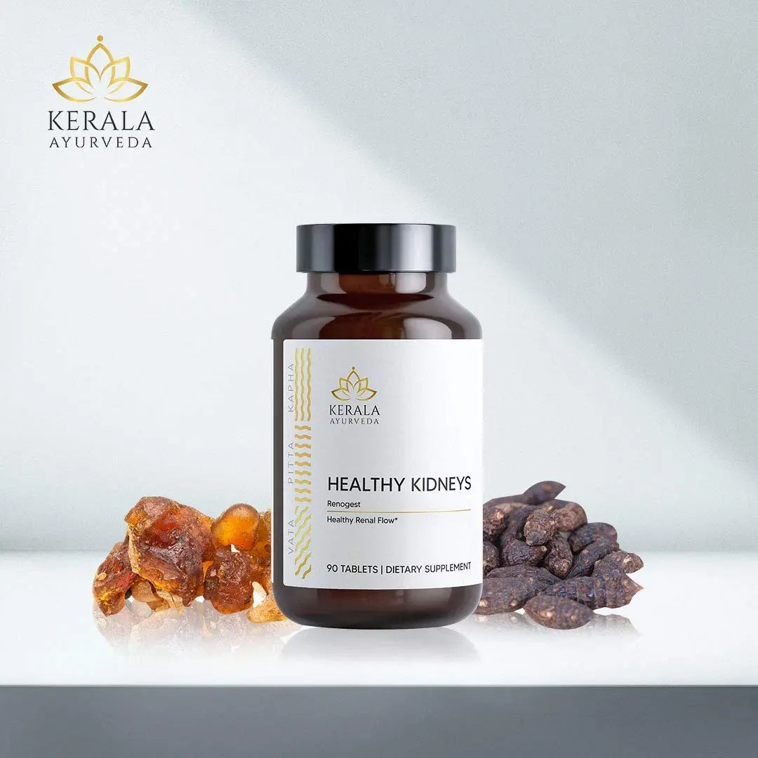 Kerala Ayurveda Healthy Kidney Herbal Tablets | Support Normal Kidney Function and Health | Kidney and Bladder Support | Urinary System Support - 90 Count Kerala Ayurveda buy supplements canada