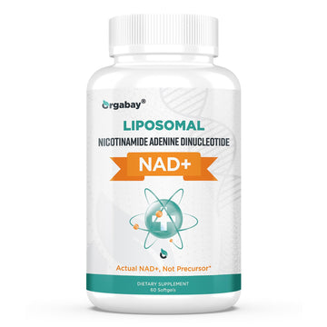 Orgabay Liposomal NAD+ Supplement 500 mg, High Absorption, Boost NAD+ with TMG 250 mg, Actual NAD Plus More Efficient Than Nicotinamide Riboside, Support Cellular Energy, Healthy Aging | 60 Softgels Orgabay buy supplements canada