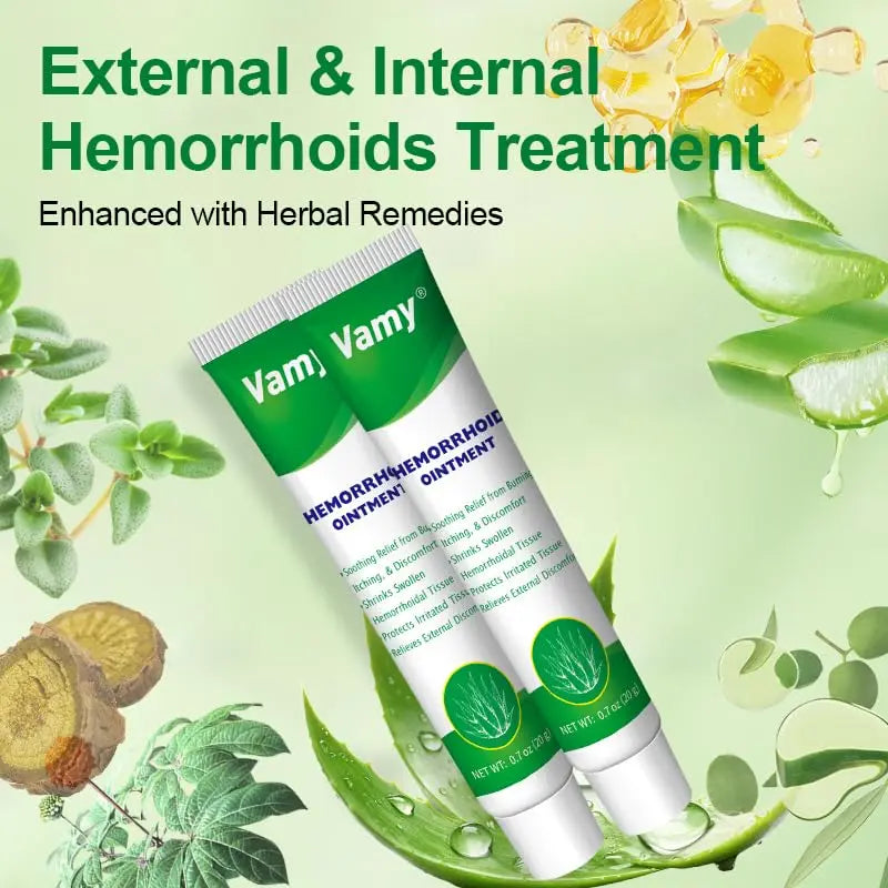 vamy Herbal Hemorrhoid Cream, Hemorrhoid Treatment and Hemorrhoids Cream with Lidocaine 4% and Phenylephrine HCI for Fast Relief of Pain, Swelling, Itching, Burning, Hemorrhoidal Treatment. 2 pc vamy buy supplements canada