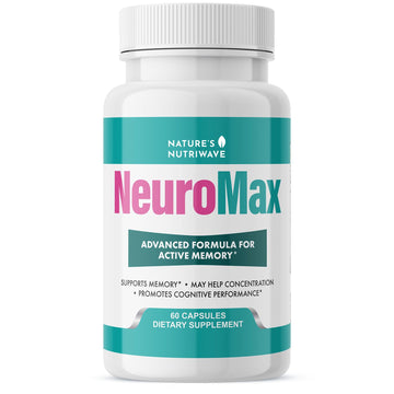 NeuroMax – Natural Herbal Blend with Passion Flower, Marshmallow Root & California Poppy – Non-GMO, Easy-to-Take Capsules, Made in USA, GMP Certified Facility - 60 Capsules, 1 Month Supply Nature’s NutriWave buy supplements canada