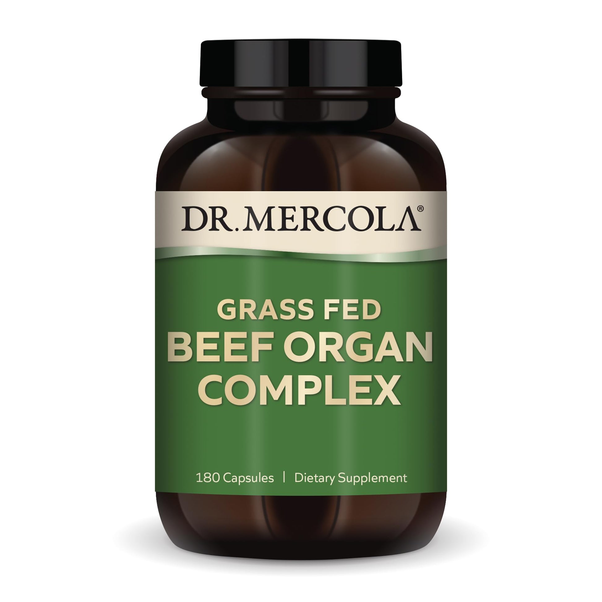 Dr. Mercola Grass Fed Beef Organ Complex - Supports Whole Body Wellness - Freeze-Dried Organ Blend - Non-GMO - Gluten-Free - 180 Capsules Dr. Mercola buy supplements canada