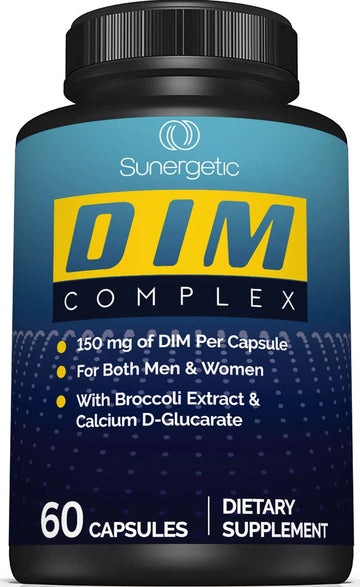 Premium DIM Supplement–Includes 150mg DIM (diindolylmethane), Broccoli, Calcium D Sunergetic buy supplements canada