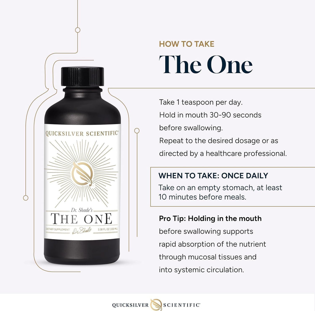 Quicksilver Scientific The ONE Mitochondrial Elixir - Mitochondria Supplement to Support Cellular Health with Phosphatidylcholine, Resveratrol, Reishi Mushroom & CoQ10 Liquid (3.38 Fl oz / 100ml) Quicksilver Scientific buy supplements canada