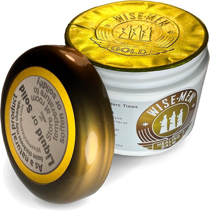 Wise Men Healing Balm with Myrrh and Frankincense Essential Oils for Soothing Nerve Relief Massage Wise Men buy supplements canada