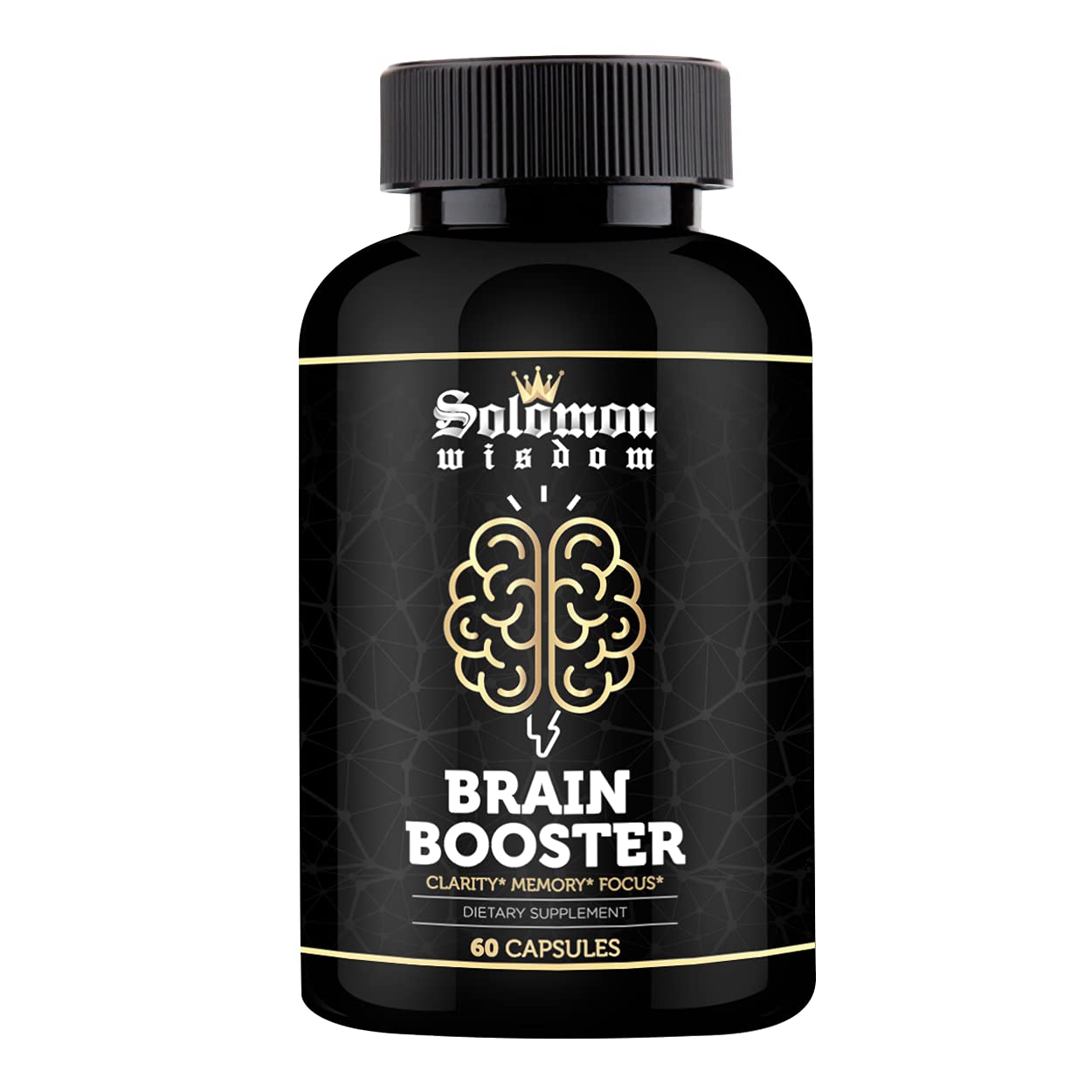 SOLOMON WISDOM Brain Booster – Nootropic Dietary Supplement for Memory Boost – 60 All-Natural Capsules to Enhance Focus & Improve Concentration & Clarity SOLOMON WISDOM buy supplements canada