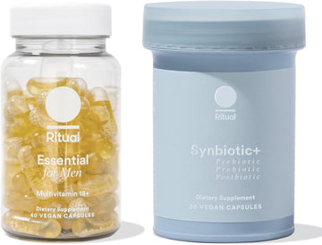 Ritual Synbiotic+ Probiotic Gut Health Support and Men's 18+ Multivitamin Ritual buy supplements canada