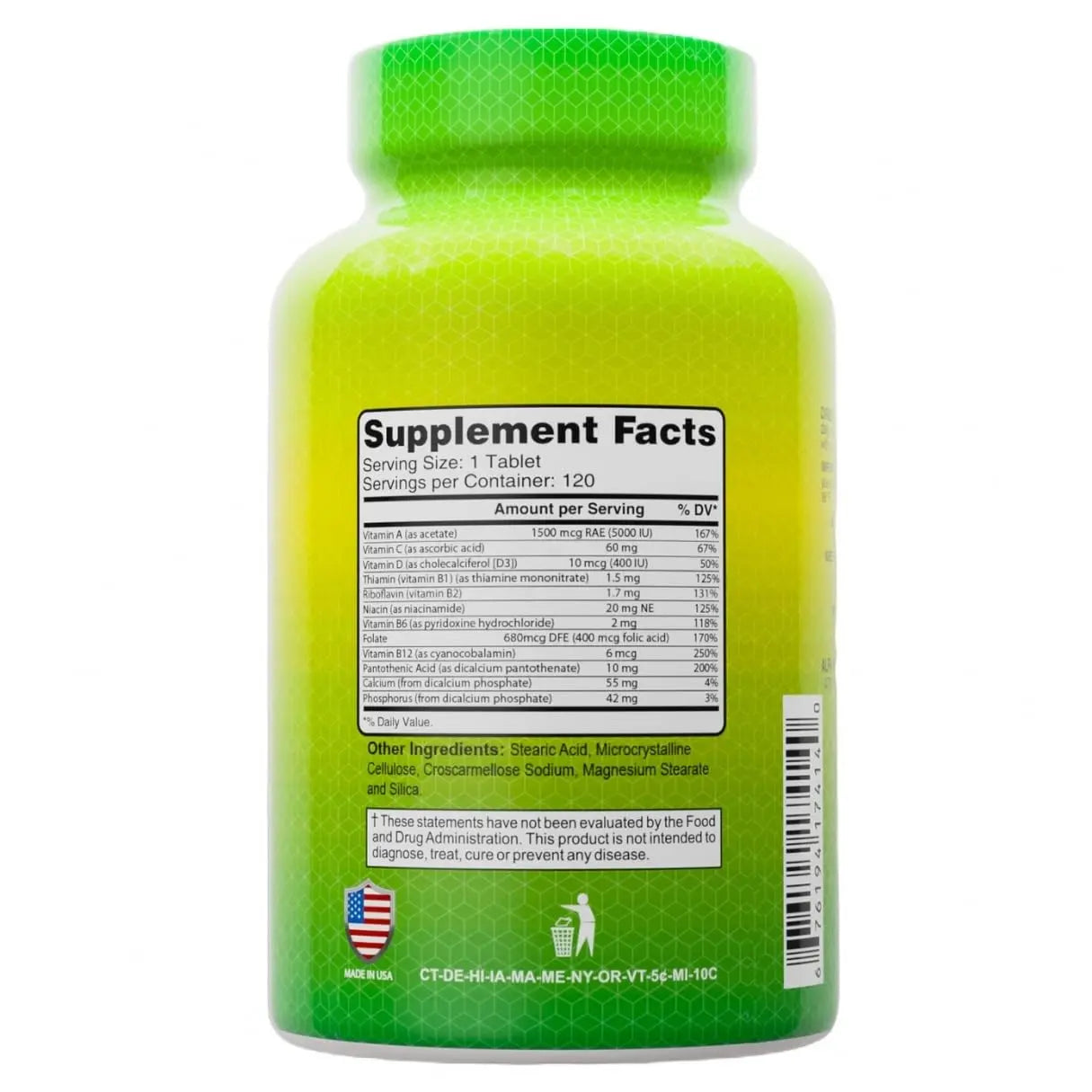 ALFA VITAMINS Multi Daily Vitamins Essential Vitamins to Support The Immune System and Promote a Healthy Lifestyle - 120 Tablets ALFA VITAMINS buy supplements canada