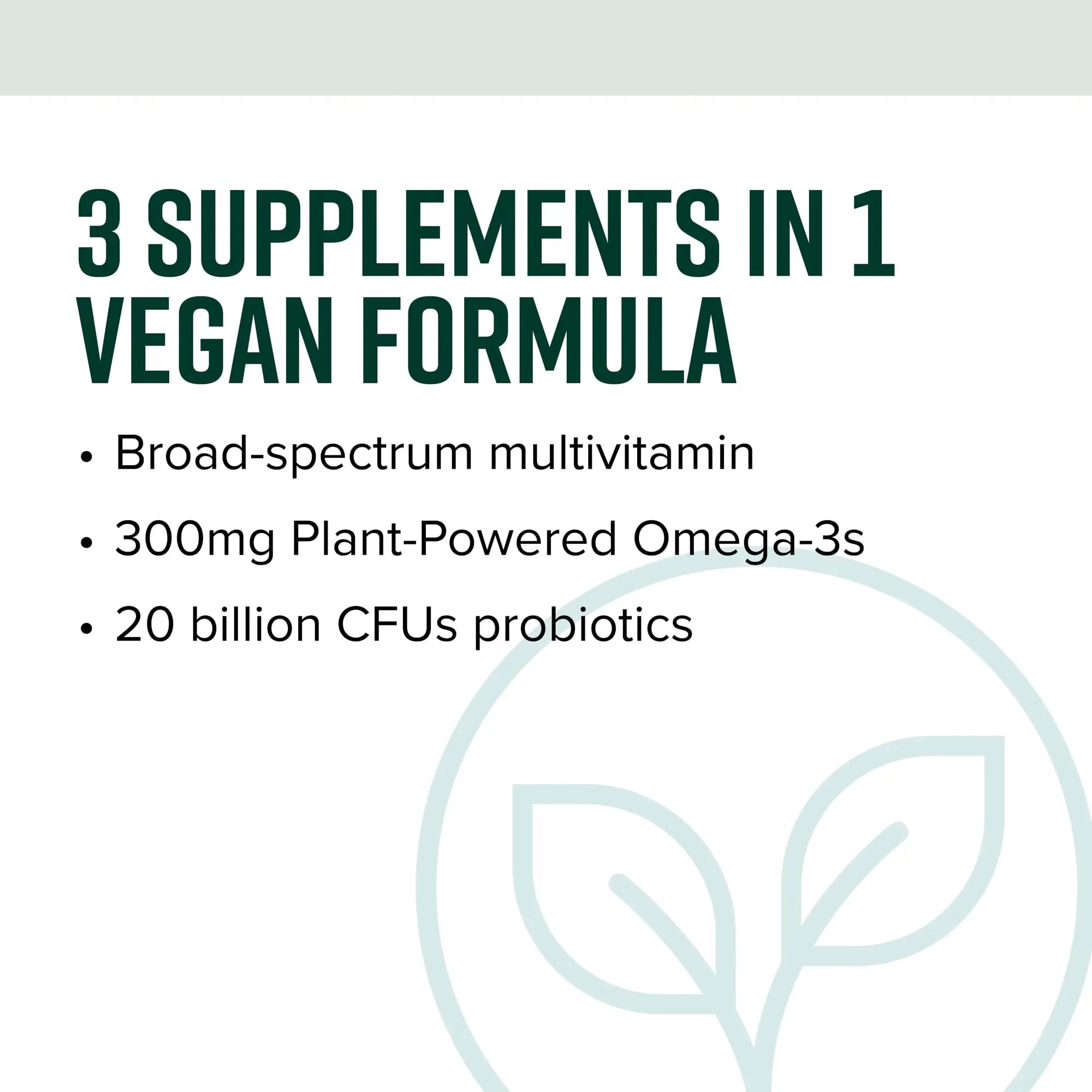 Vibrant Health, Trilogy Vegan, Probiotic Multivitamin with an Essential Blend of Omega-3 from Vegan Algal Oil, Vitamin A, B12, C, D3, E Vibrant Health buy supplements canada