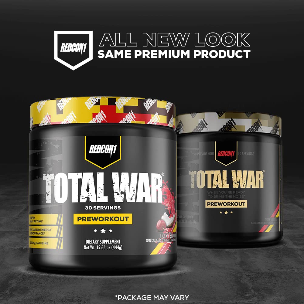 REDCON1 Total War Pre Workout Powder, Kiwi Lime - Beta Alanine + Citrulline Malate Keto REDCON1 buy supplements canada