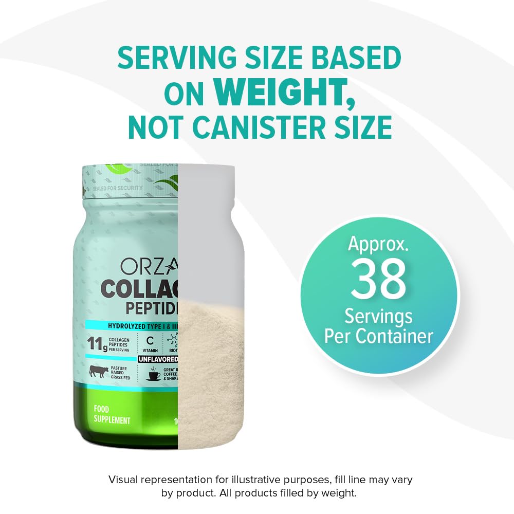 ORZAX Collagen Peptides Powder Unflavored - Hair, Skin and Nails Vitamins - Bone ORZAX buy supplements canada